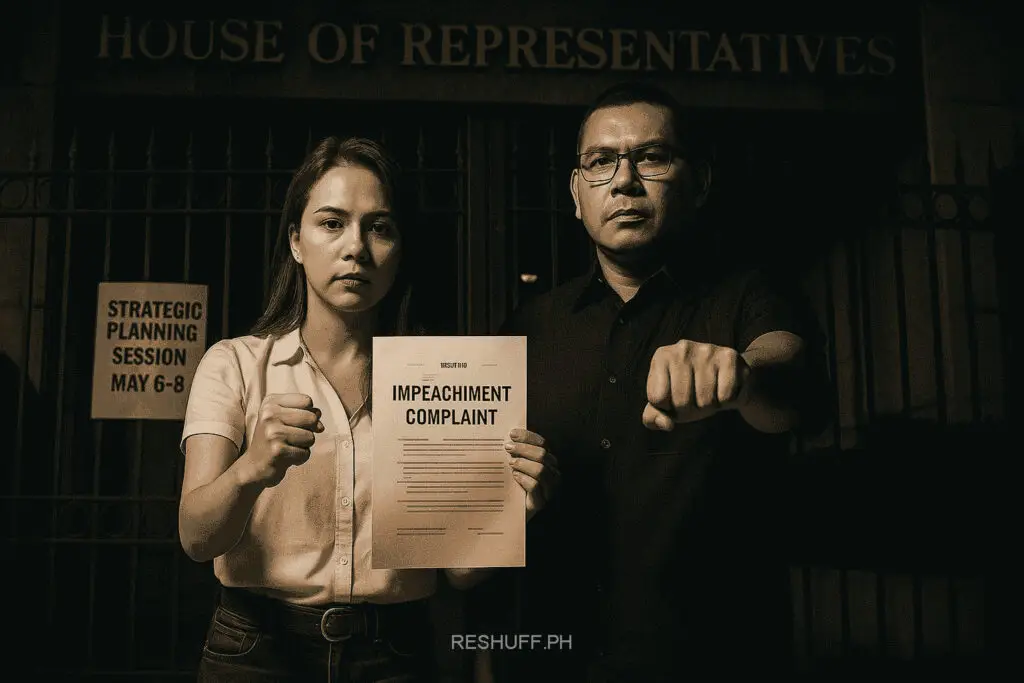 Duterte allies Ronald and Duceille Cardema blocked from filing impeachment complaint against President Marcos at Batasang Pambansa