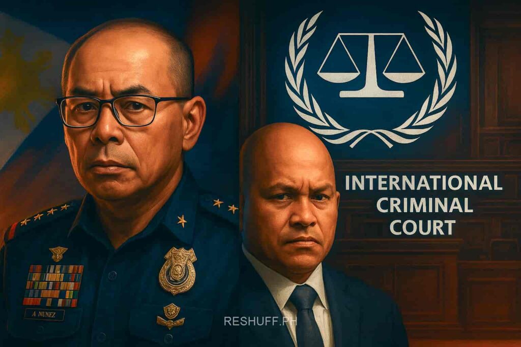 Sen. Dela Rosa and ex-PNP Chief Albayalde amid ICC investigation