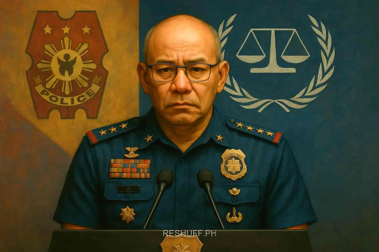 Sen. Dela Rosa and ex-PNP Chief Albayalde amid ICC investigation